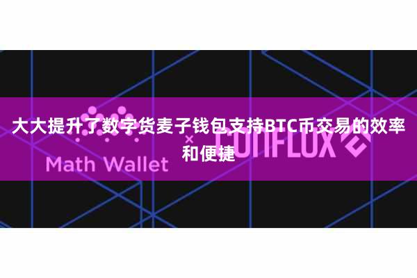 大大提升了数字货麦子钱包支持BTC币交易的效率和便捷