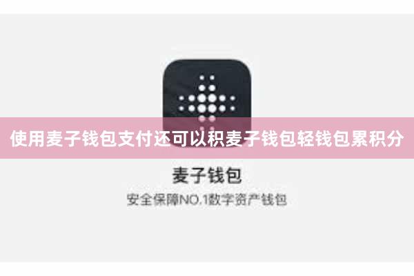 使用麦子钱包支付还可以积麦子钱包轻钱包累积分
